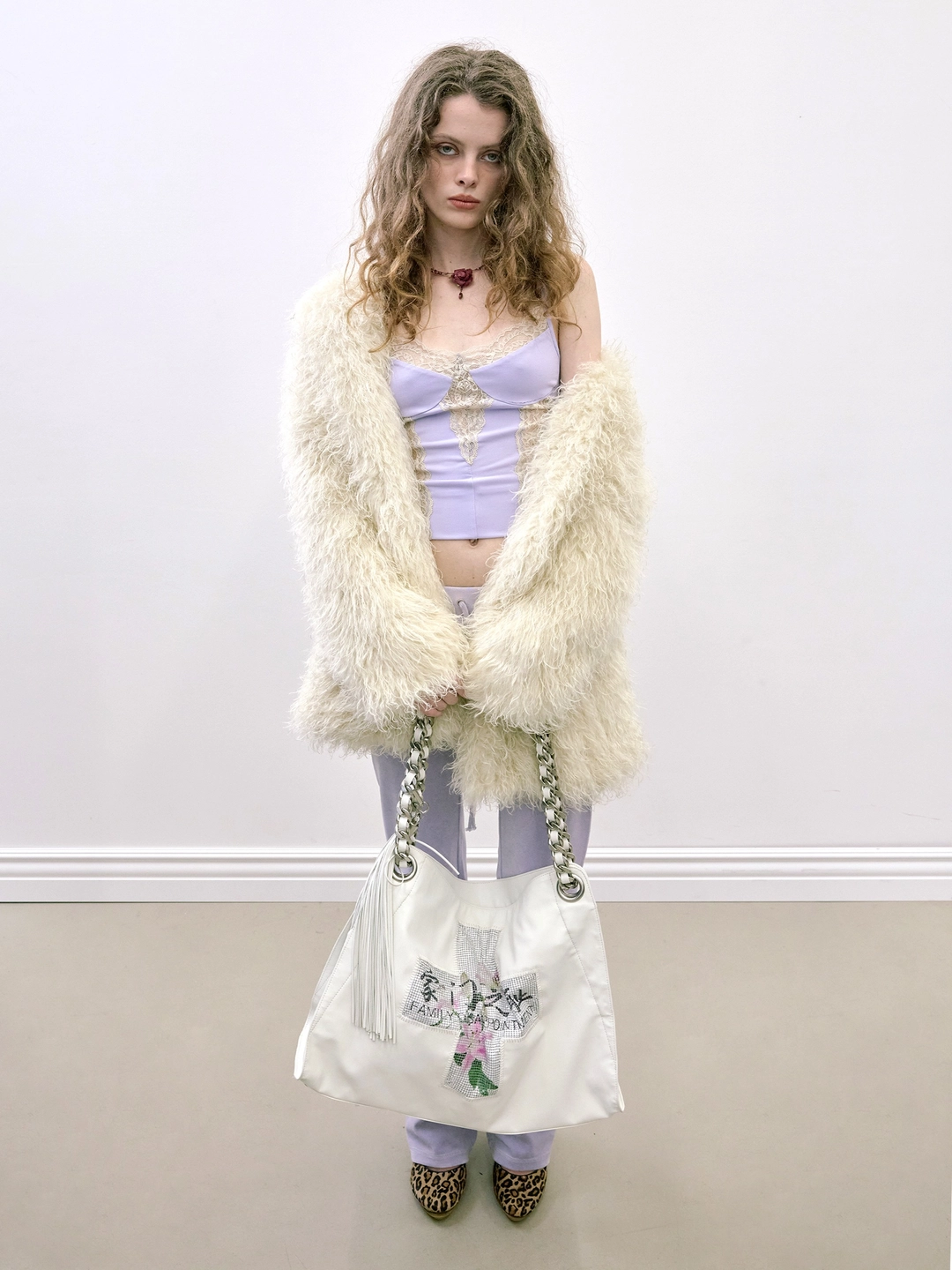 스컬프터 Faux Shaggy Fur Coat Raw 상품 이미지 1