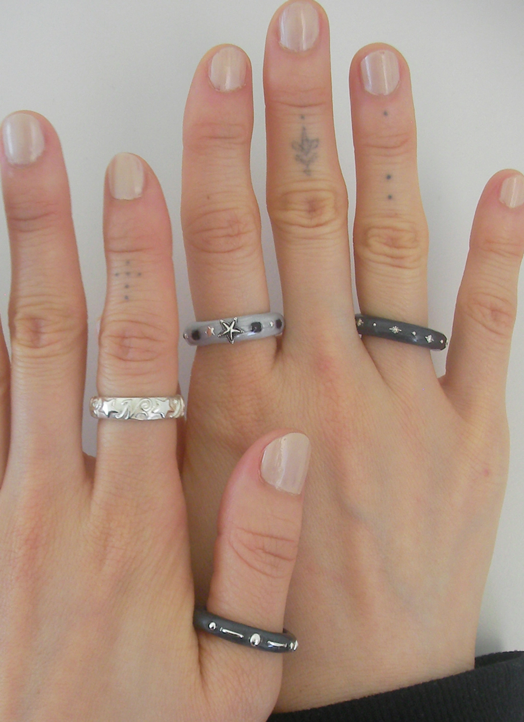 엔프프 star term ring-silver 상품 이미지 2