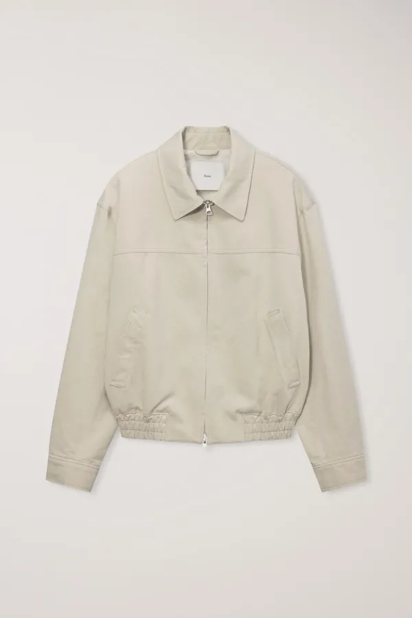 UNISEX COLLARED BLOUSON JACKET SEASALT GREY_UDJU6A109G1