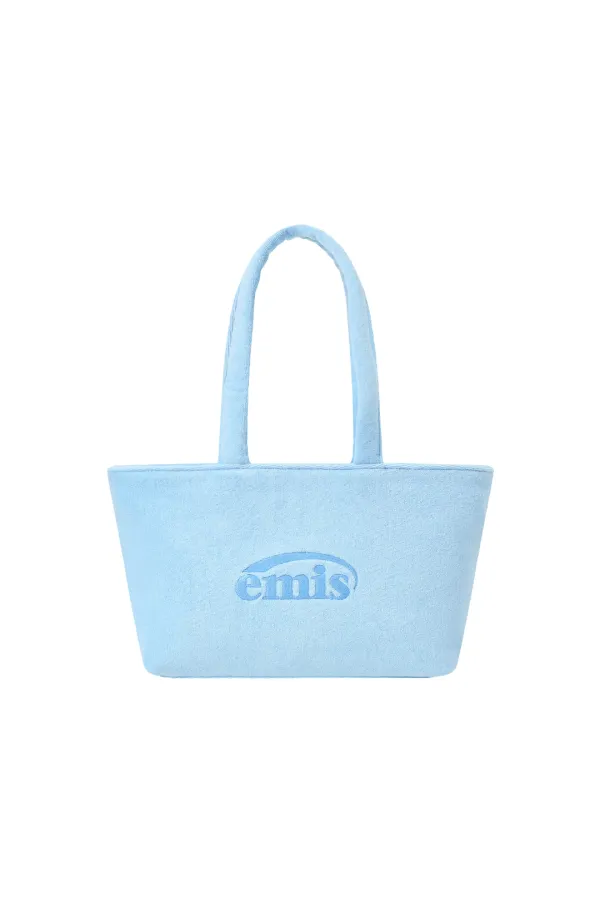 TERRY SQUARE SHOULDER BAG-SKY BLUE