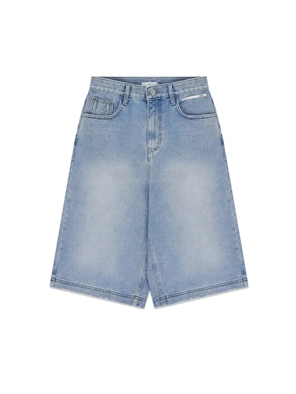 Essential Denim Bermuda Shorts Blue