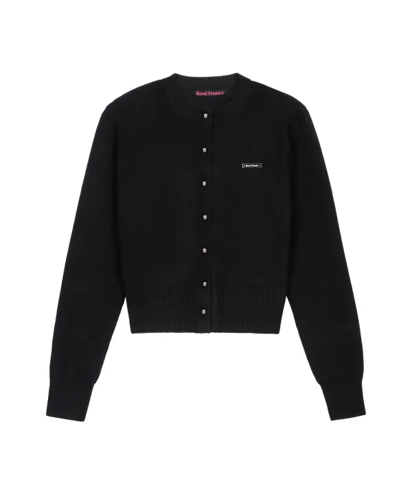 Nickel Round Cardigan [Black]