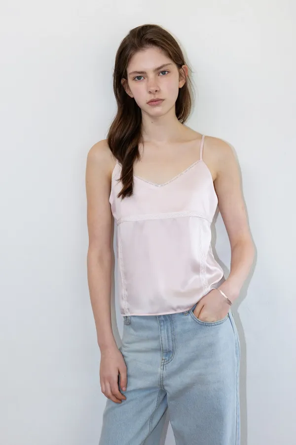 [2nd] Soft Satin Sleeveless_Pink
