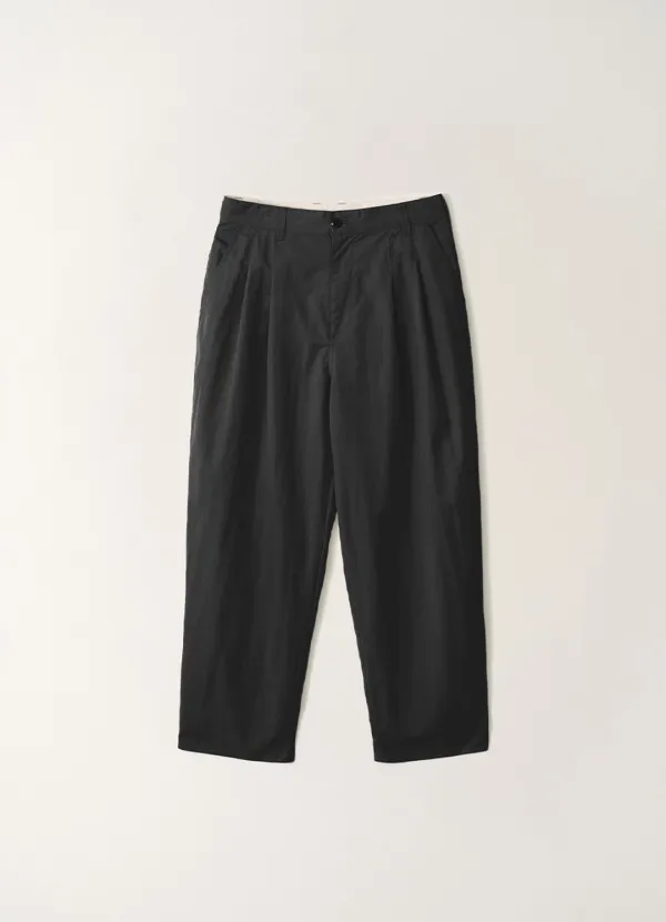 2ND / Double pleat trousers (Black)