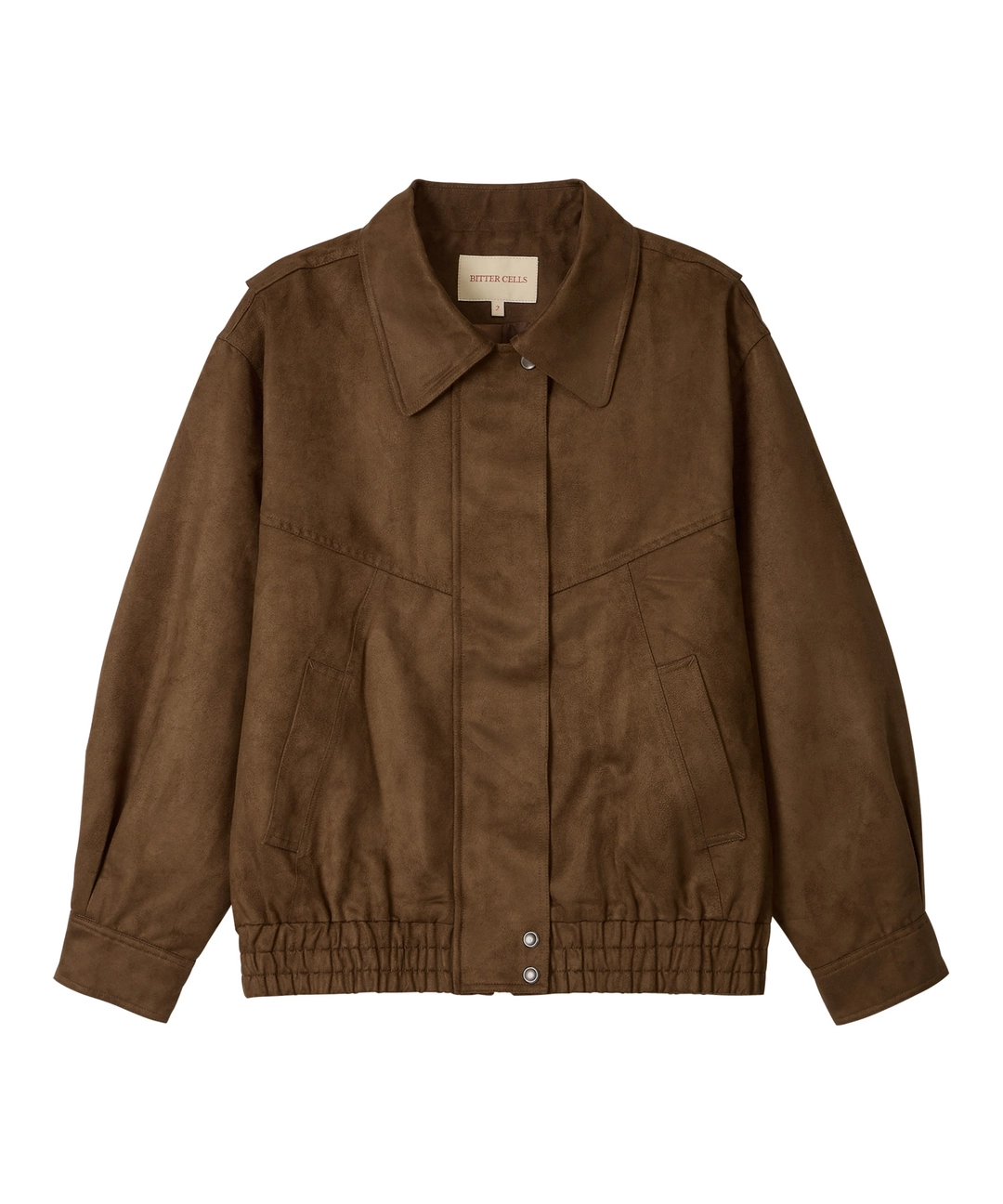비터셀즈 Saddle Suede Blouson Jacket-Brown 상품 이미지 1