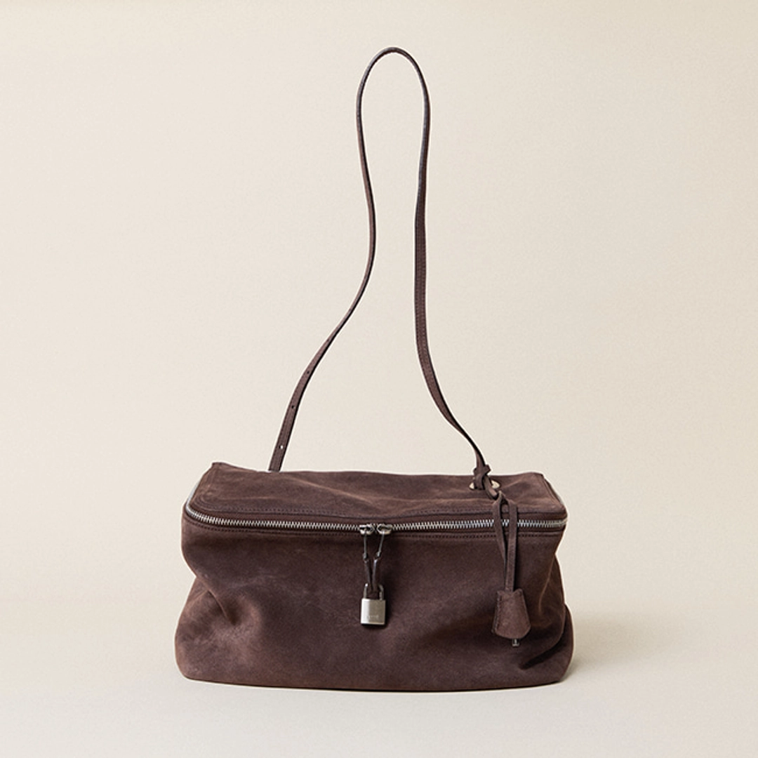 애테 VANITY BAG_CHOCO SUEDE 상품 이미지 1