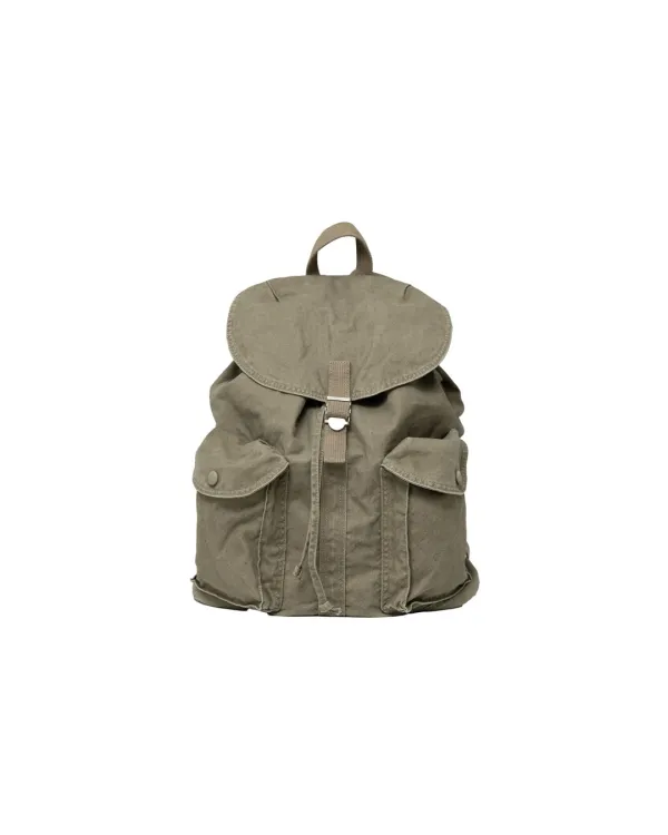 Washed Backpack, Olive Grey