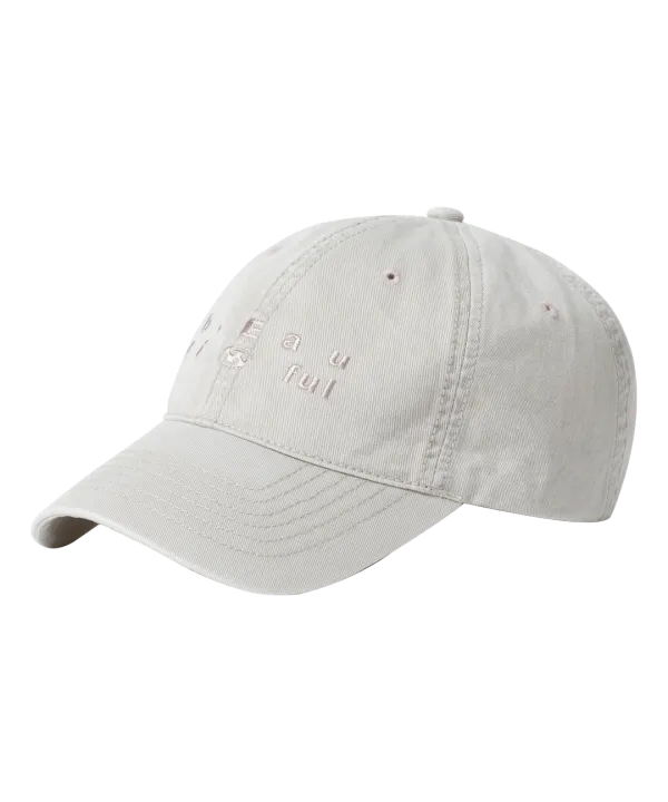 SAN SAN X b.E WASHED BALL CAP [LIGHT GREY]