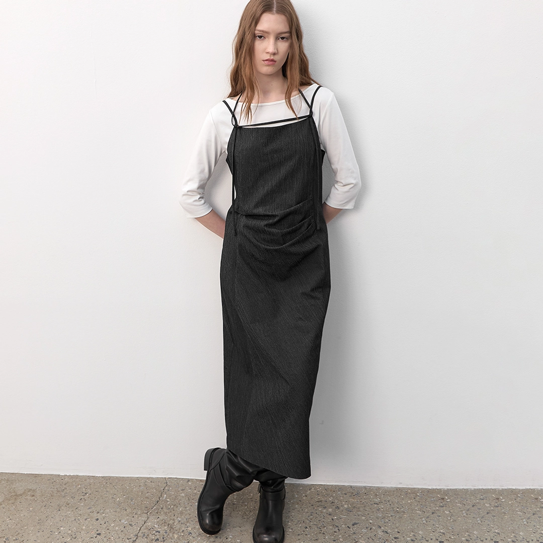 아뜰리에 나인 (Z-OP-6322)MULTI STRAP LAYERED SLEEVELESS DRESS 상품 이미지 1