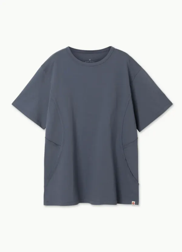 Circle short sleeve (For Men)_Grisaille