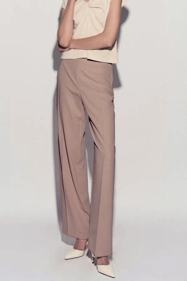 HIGH-RISE WIDE PANTS MOCHA