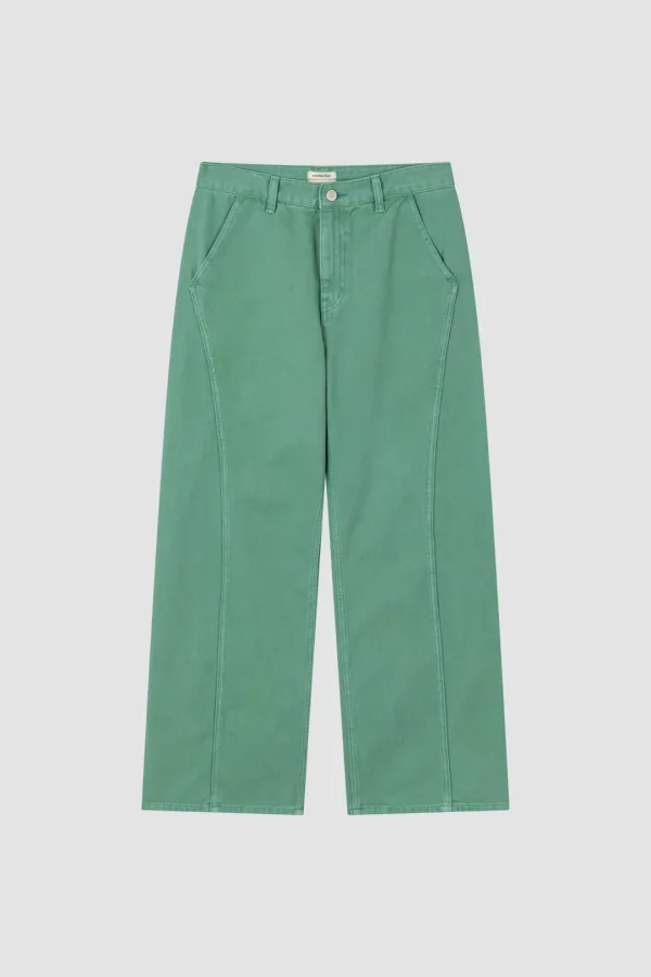 VINTAGE CURVED DENIM PANTS_PEPPERMINT