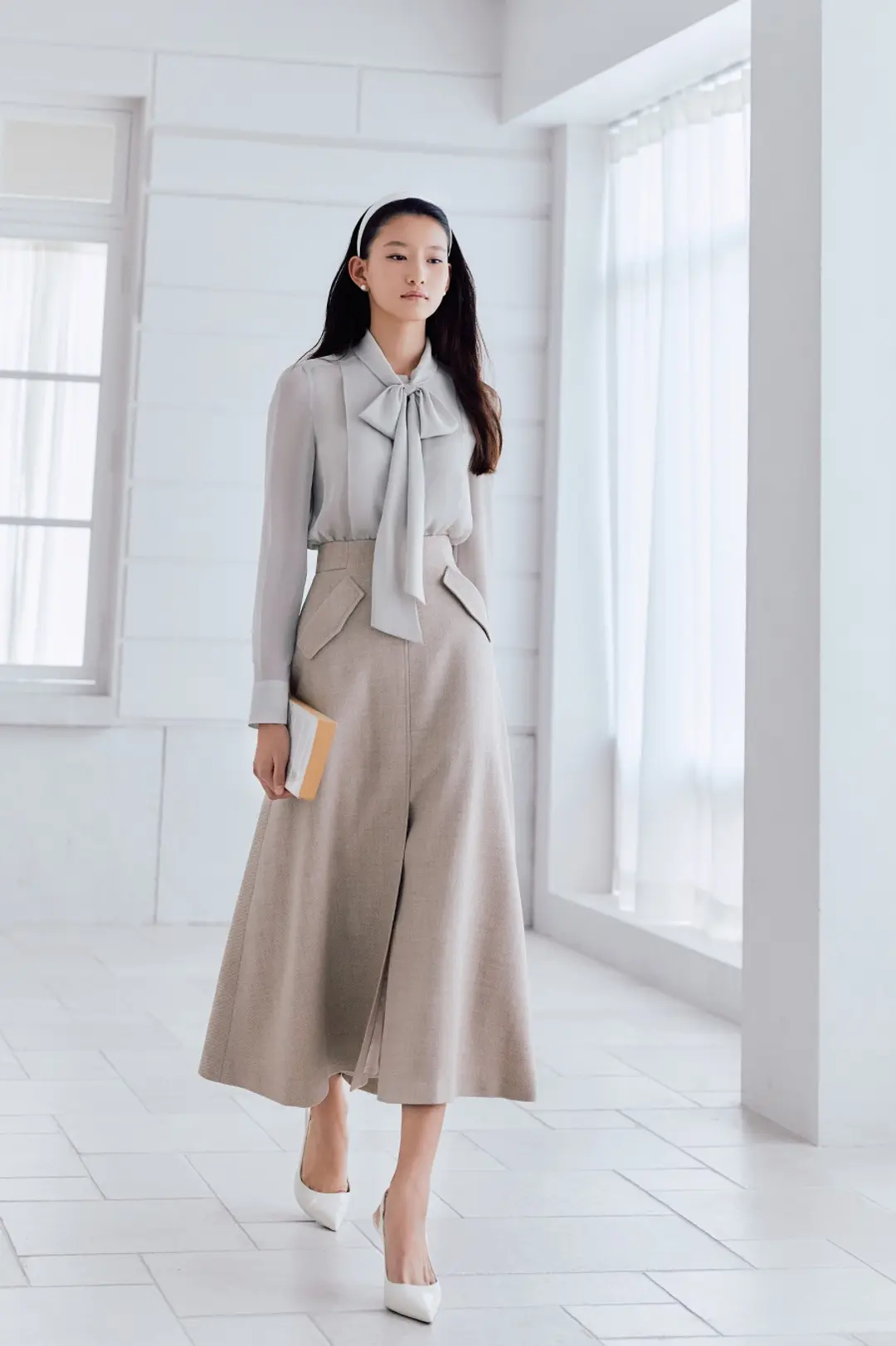 하나보 NO.23 SKIRT - BEIGE 상품 이미지 2