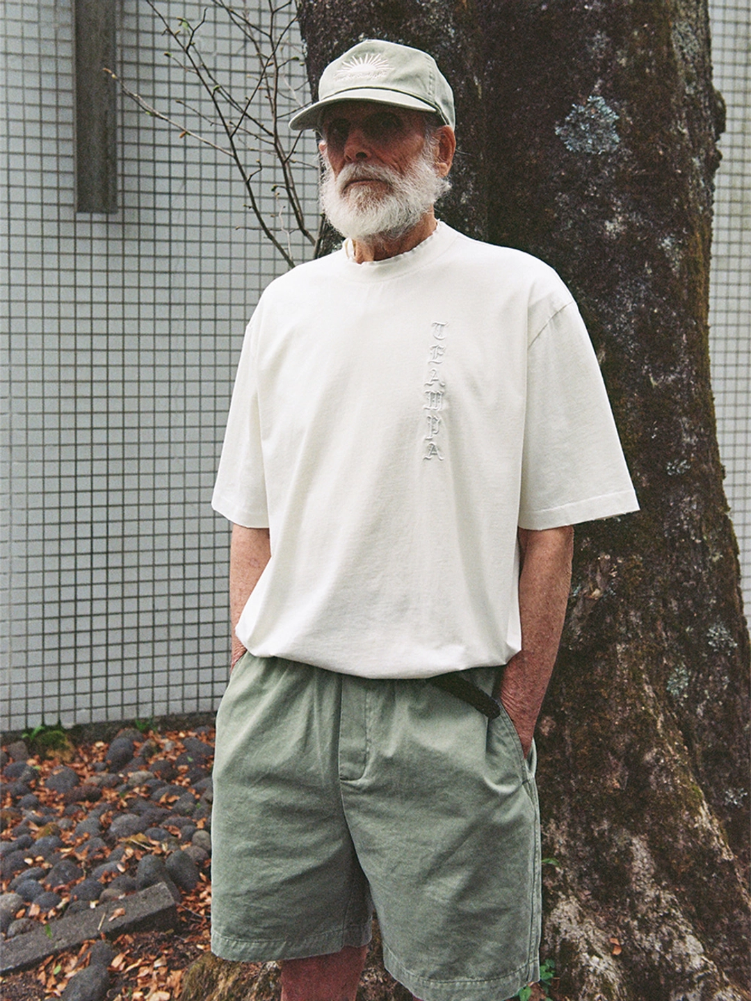 파르티멘토 VTG Washed Sunlight Rope Ball Cap_Ash Olive 상품 이미지 2