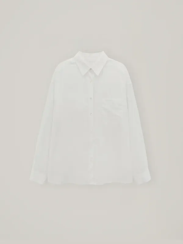Dean sheer shirt - White