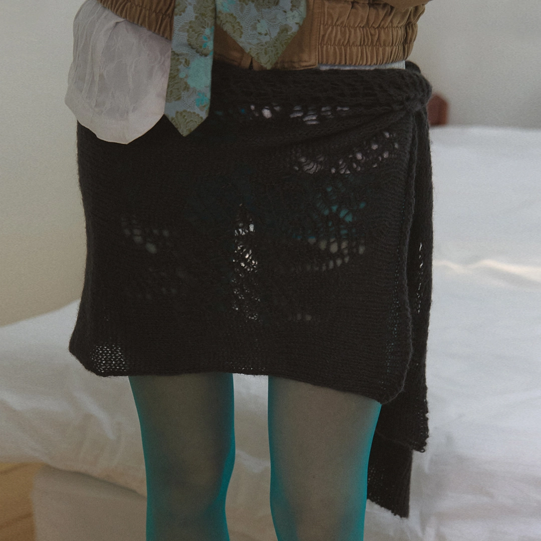엔프프 flone multi shawl-charcoal 상품 이미지 1