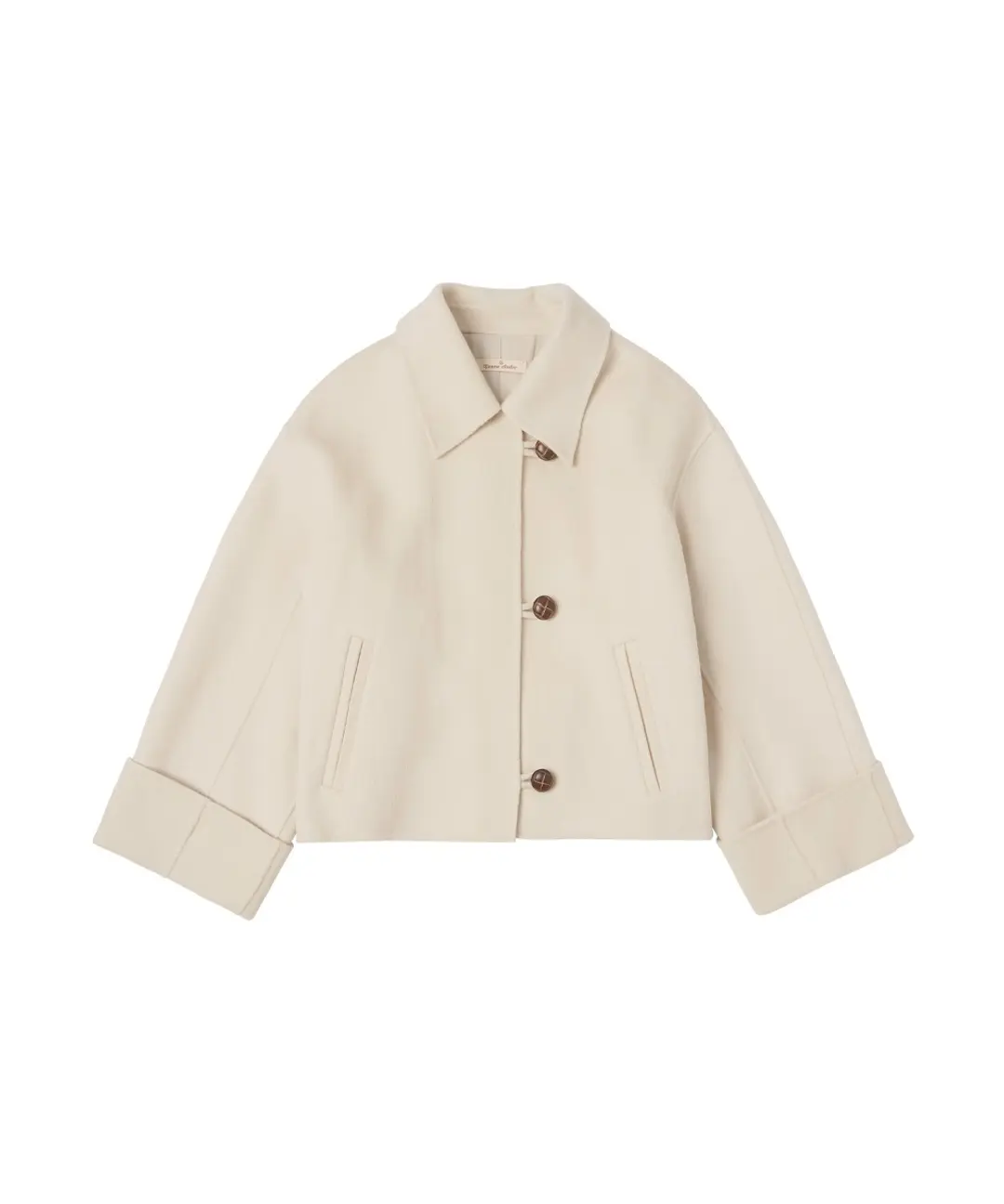 반원 아뜰리에 O3744 울 핸드메이드 코트_Cream 상품 이미지 3
