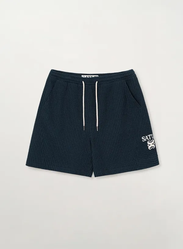 [RIIZE\'s Pick] Waffle Banding Shorts - Navy