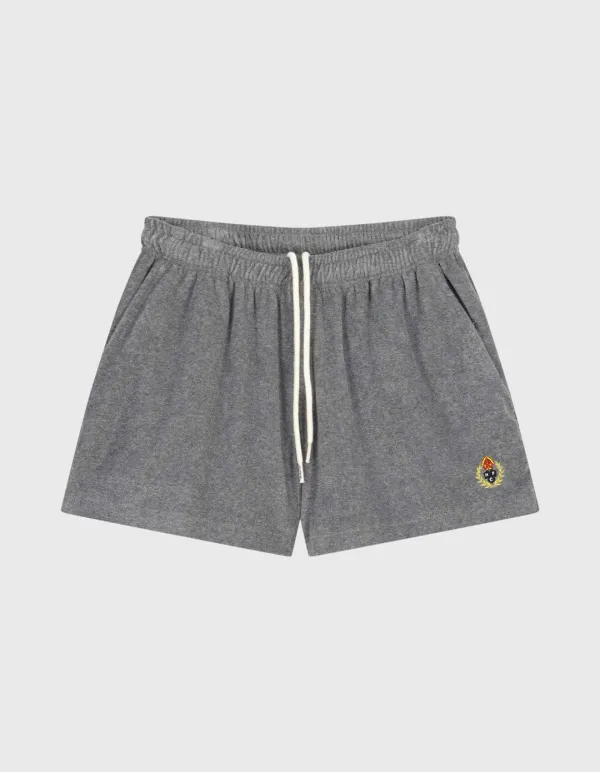 CREST TOWEL SHORTS (W) / M.Grey(30%)