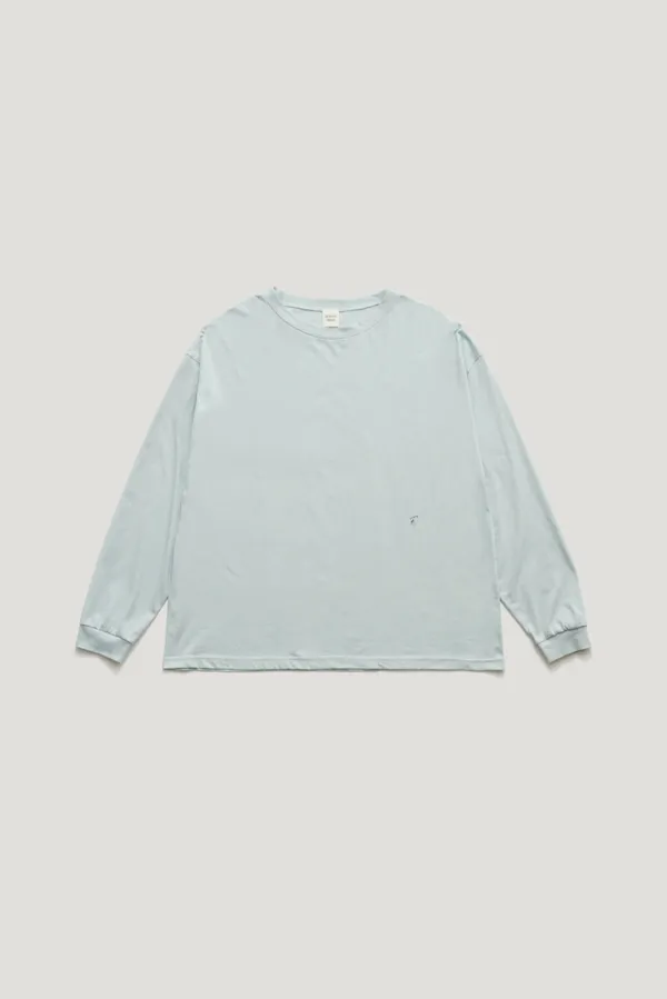 NAT LONG SLEEVE T-SHIRT_MUTED BLUE / ₩79,000 ->  ₩71,100 (10%)
