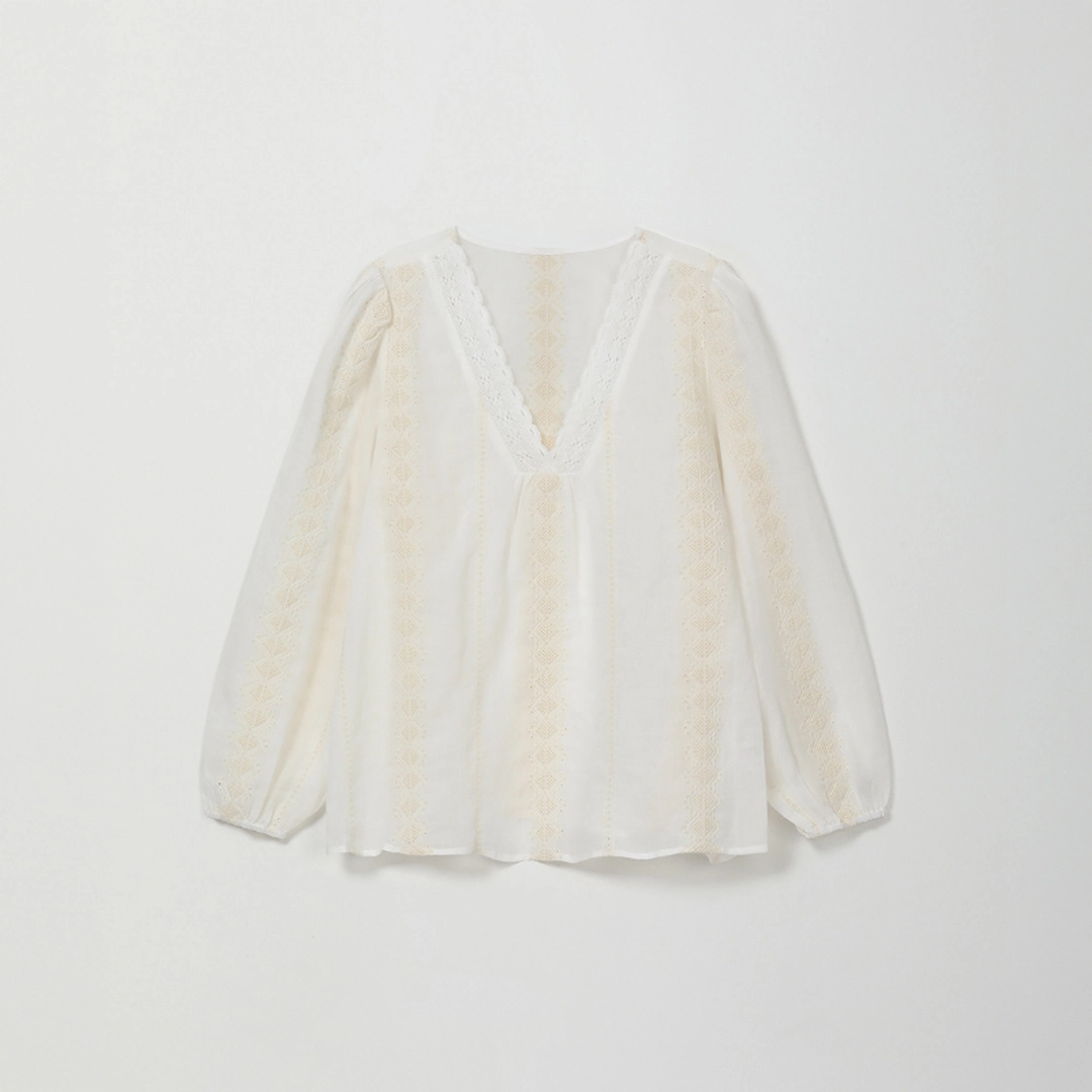 프레시라벨 Odile reversible blouse 상품 이미지 1