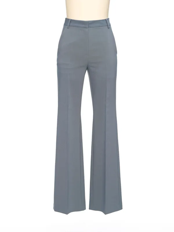 SS26 GRAY HIGH-RISE BOOTCUT PANTS