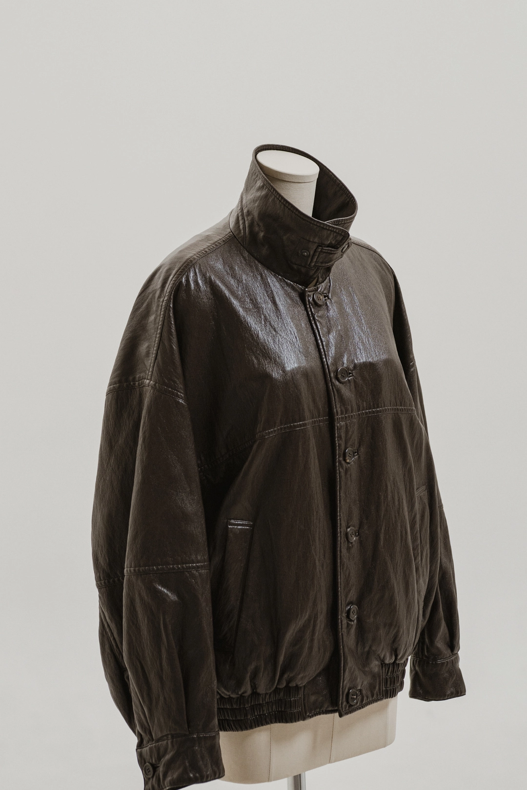 스앨더 28372_Soft Faux-Leather Blouson Jacket 상품 이미지 2