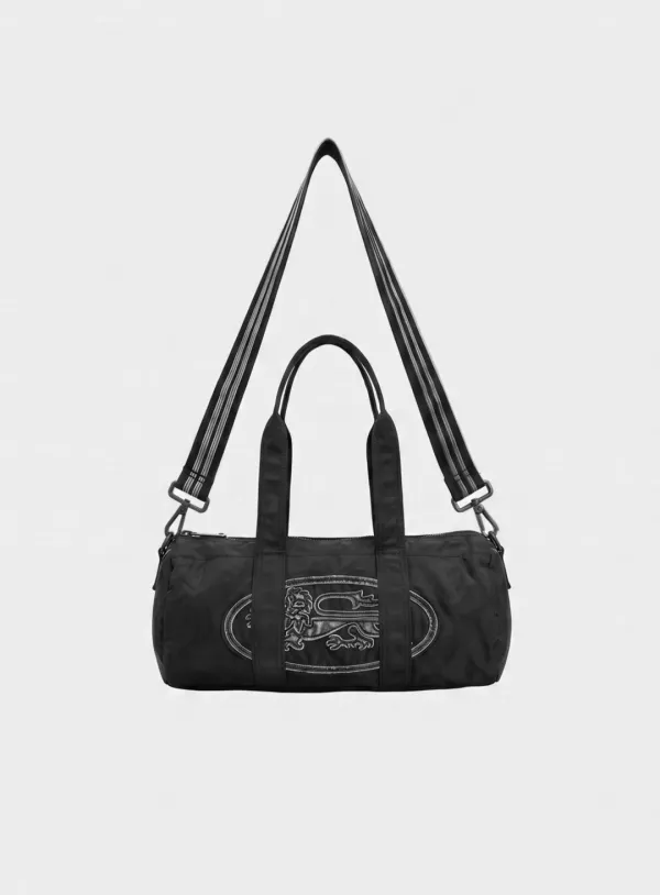 [w-bag26-002] 빌리 나일론 더플백 스몰 - 블랙