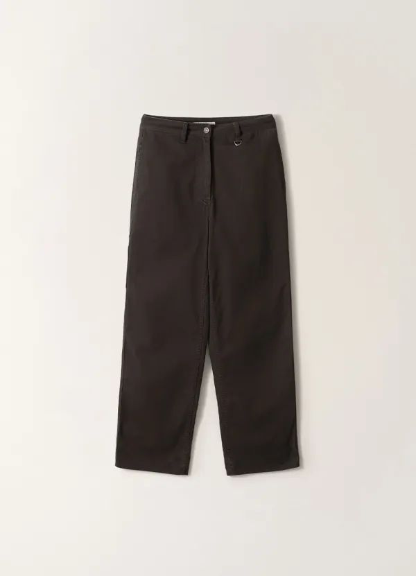 4TH / Tabby Wide Chino Pants (Charcoal)