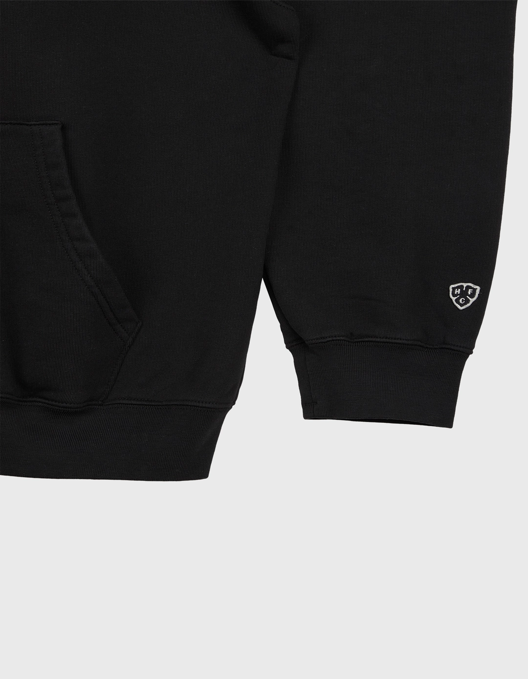 헤리티지플로스 CREST WASHED 331 ZIP-UP HOODIE / Black 상품 이미지 3