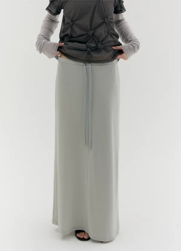 [5월 22일 이후 예약배송] [3rd REORDER] EASY RELAXED LONG SKIRT, MIST