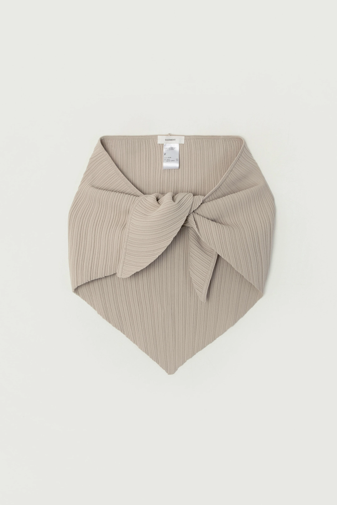세이지먼트 ELENA PLEATS SHAWL_BEIGE 상품 이미지 1