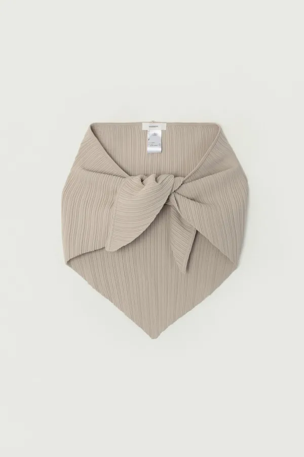 ELENA PLEATS SHAWL_BEIGE
