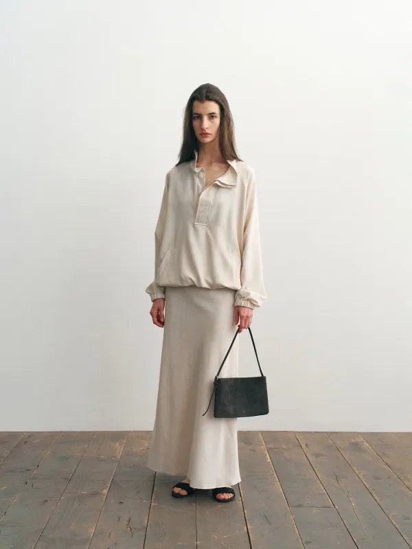 Minimal Square Shoulder Bag_Charcoal