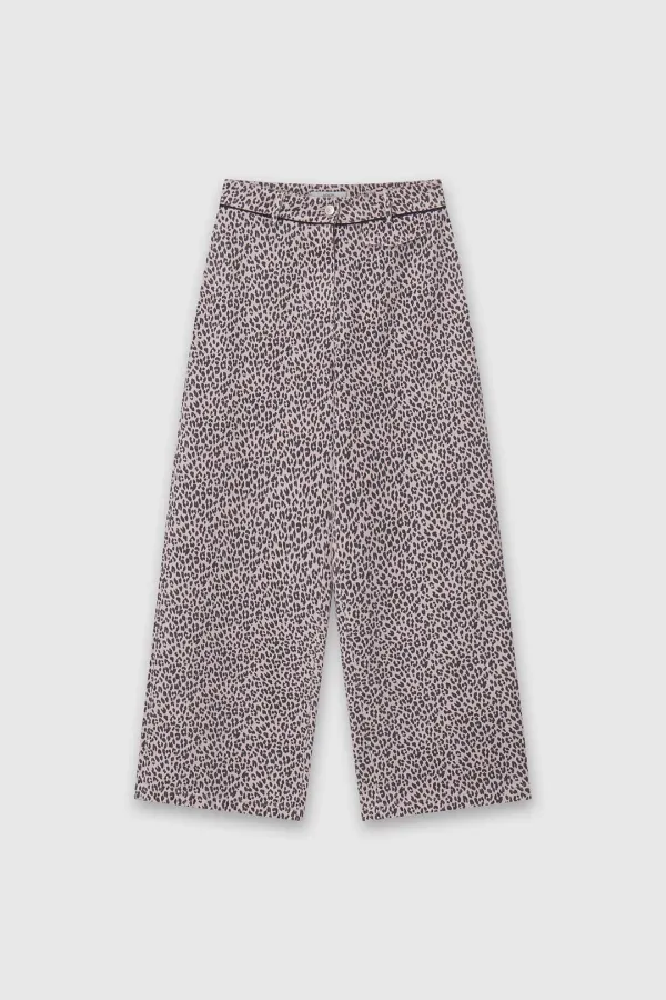 Lace Leopard Pants Pink