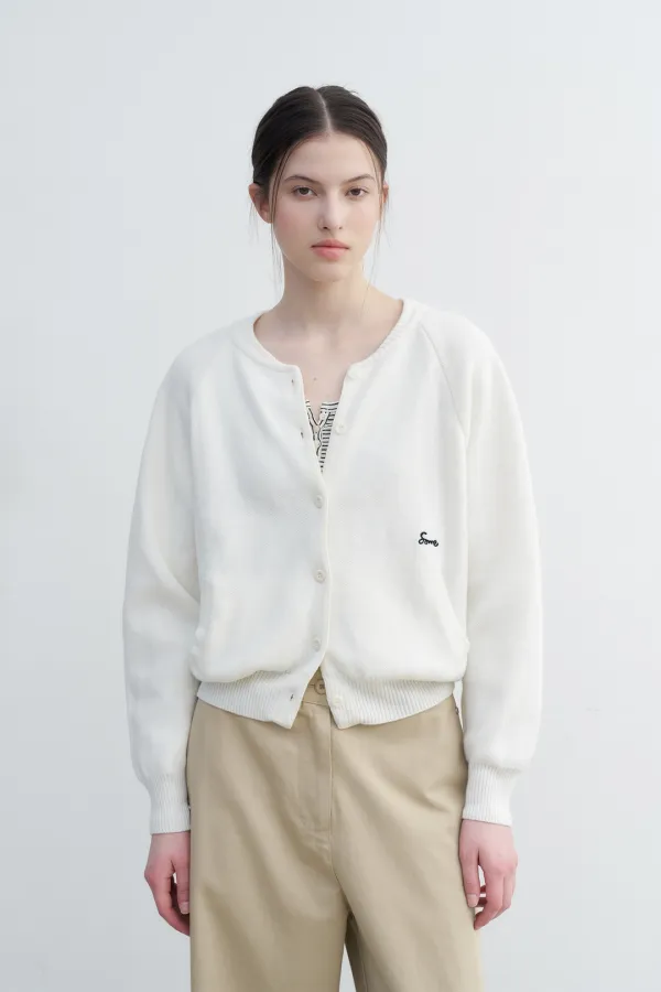 Join Knit Blouson - Ivory