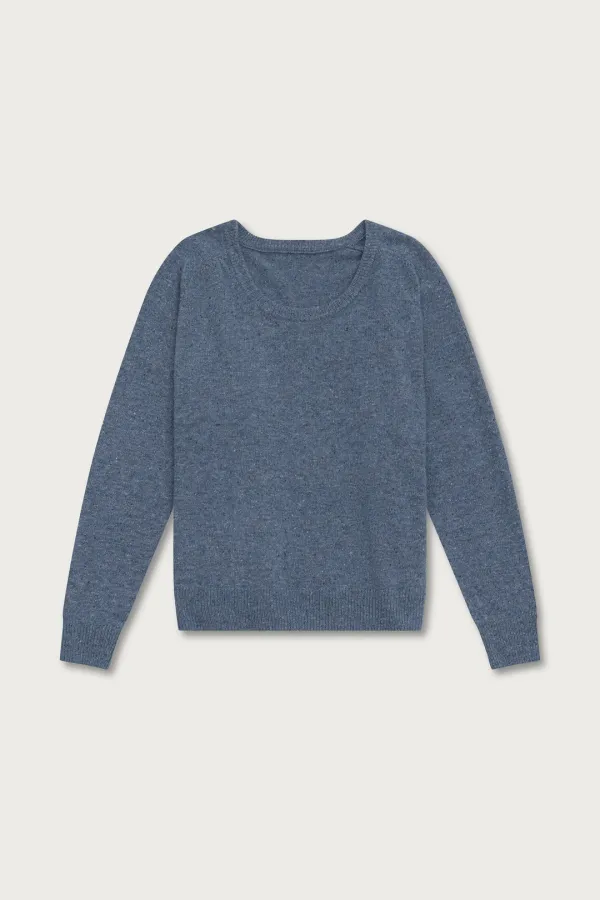 WOOL KNIT SWEATER DUSTY EVENING