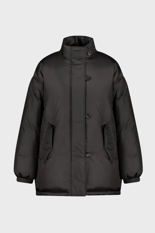 [6TH] MID-LENGTH DOWN JACKET V2 (KHAKI-BLACK)