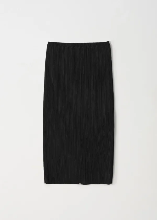 [2nd] Pleated Skirt_Black