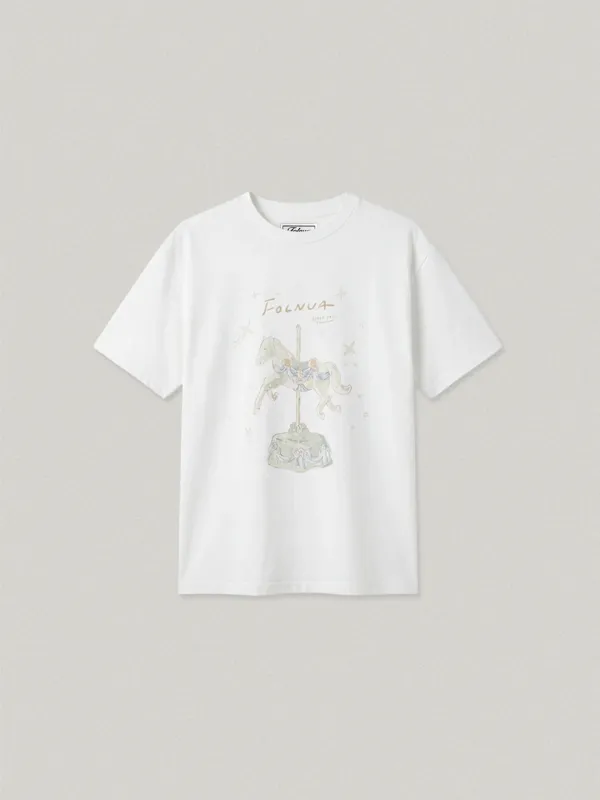 ETOILE OVERFIT T-SHIRT - IVORY에투알 오버핏 티셔츠