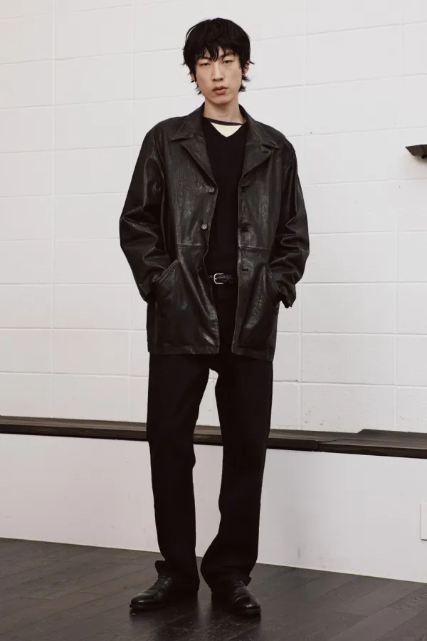 Washed Leather Jacket