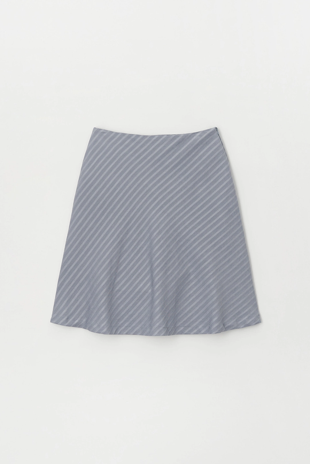 브렌다 브렌든 stripe midi skirt - blue grey 상품 이미지 2