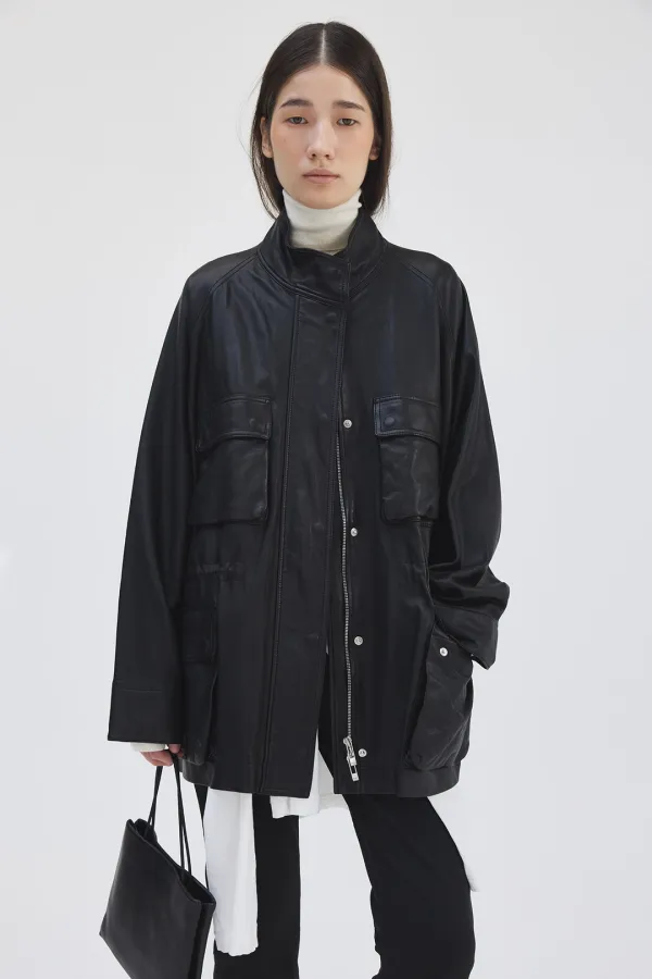 Melina lamb leather pocket JP