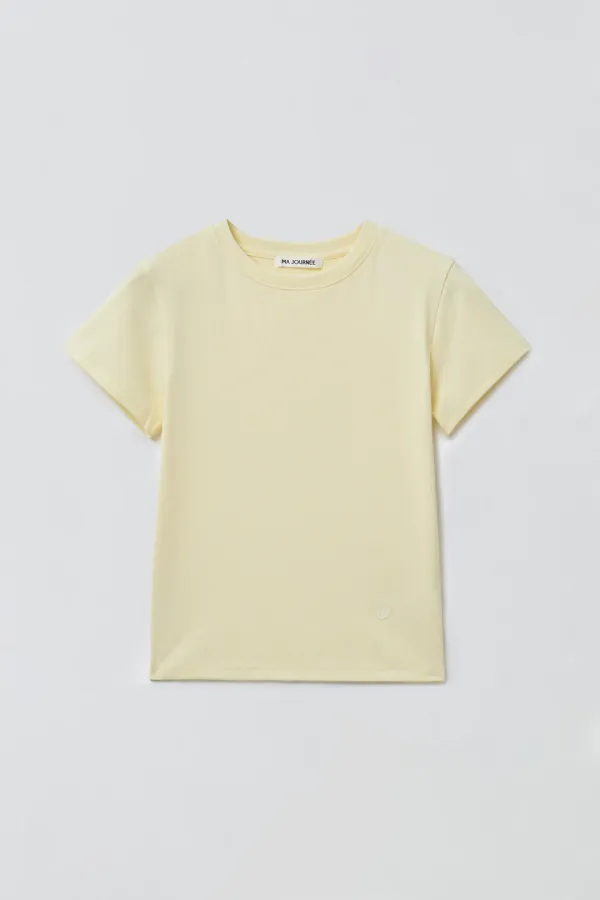 BASIC SIMBOL T-SHIRT_YELLOW