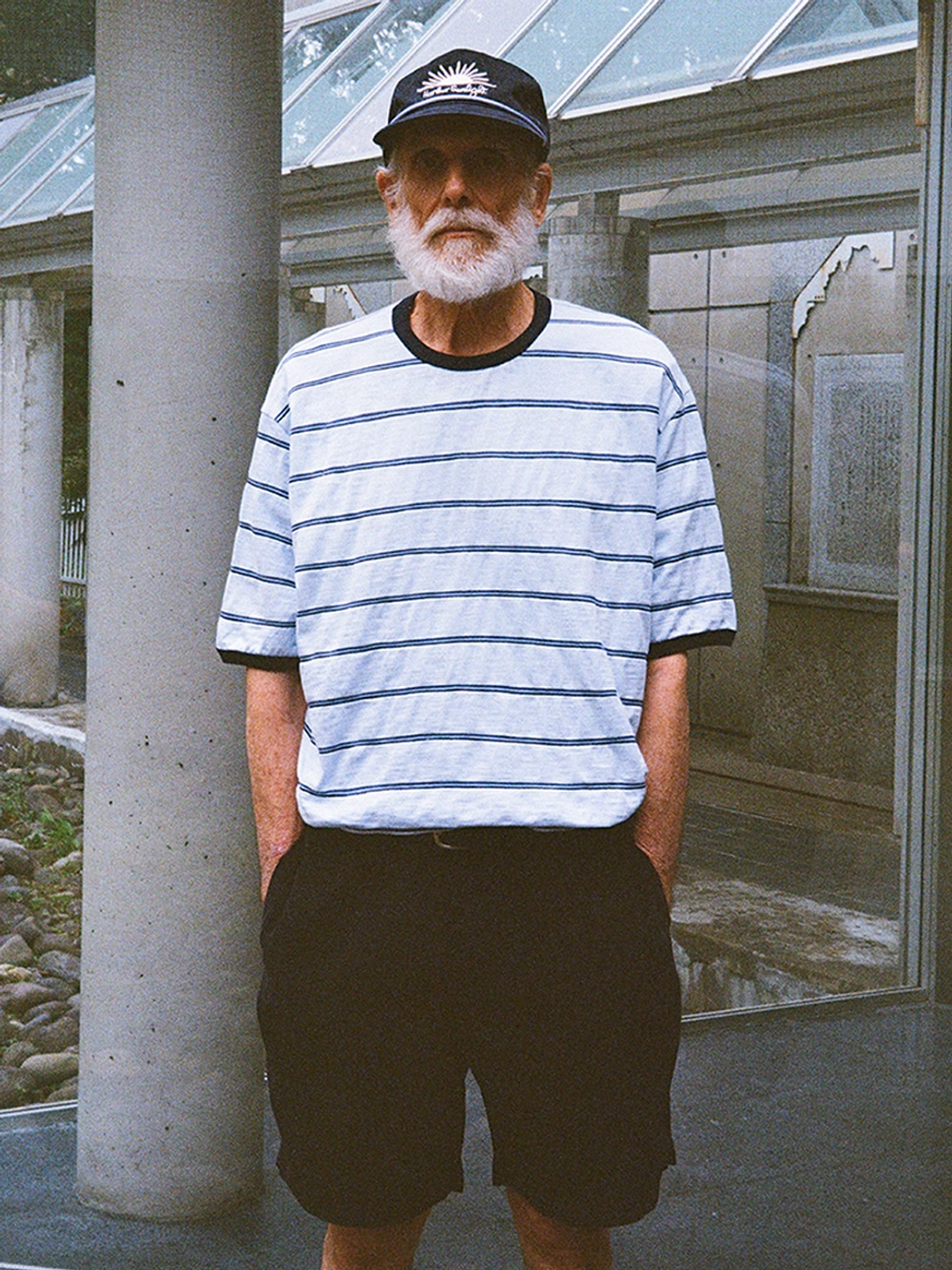 파르티멘토 VTG Washed Sunlight Rope Ball Cap_Navy 상품 이미지 2