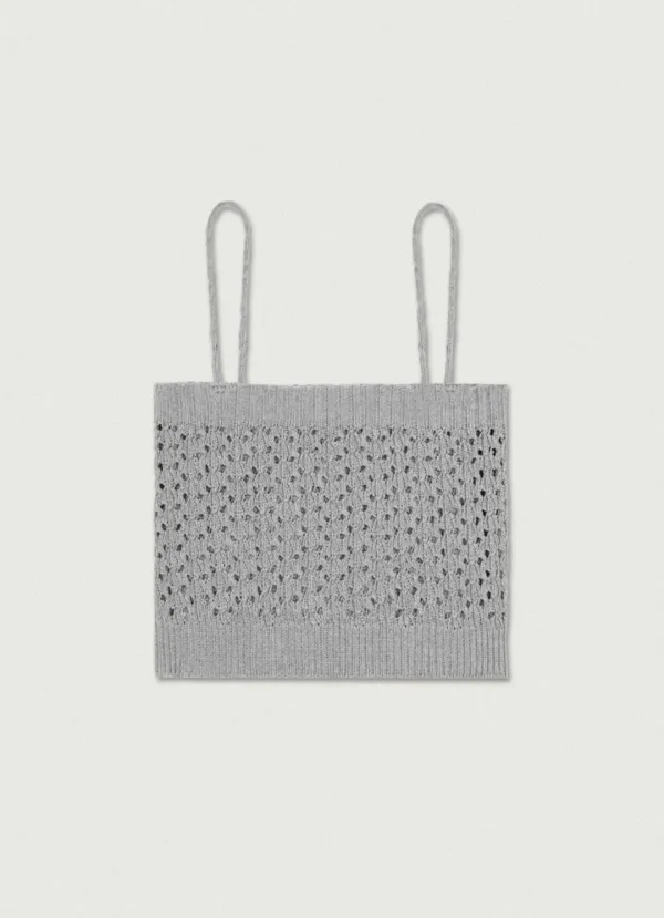 Shu Knit Bustier Top [gray]