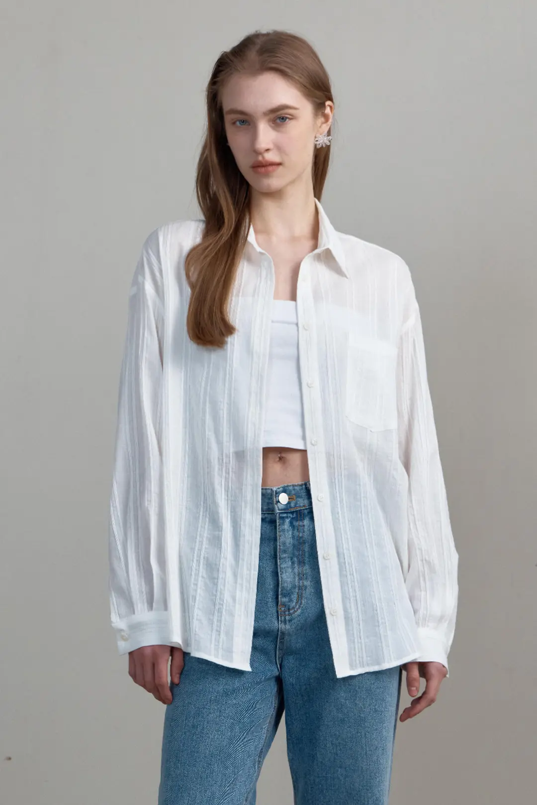 오브오브 [6차] Loe Organic Shirts_Ivory 상품 이미지 2