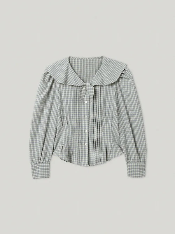 Ninetta Blouse Check (3rd)