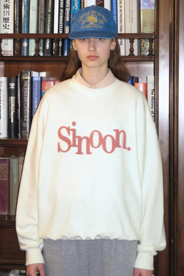 Boucle Logo Sweatshirt (Ivory)