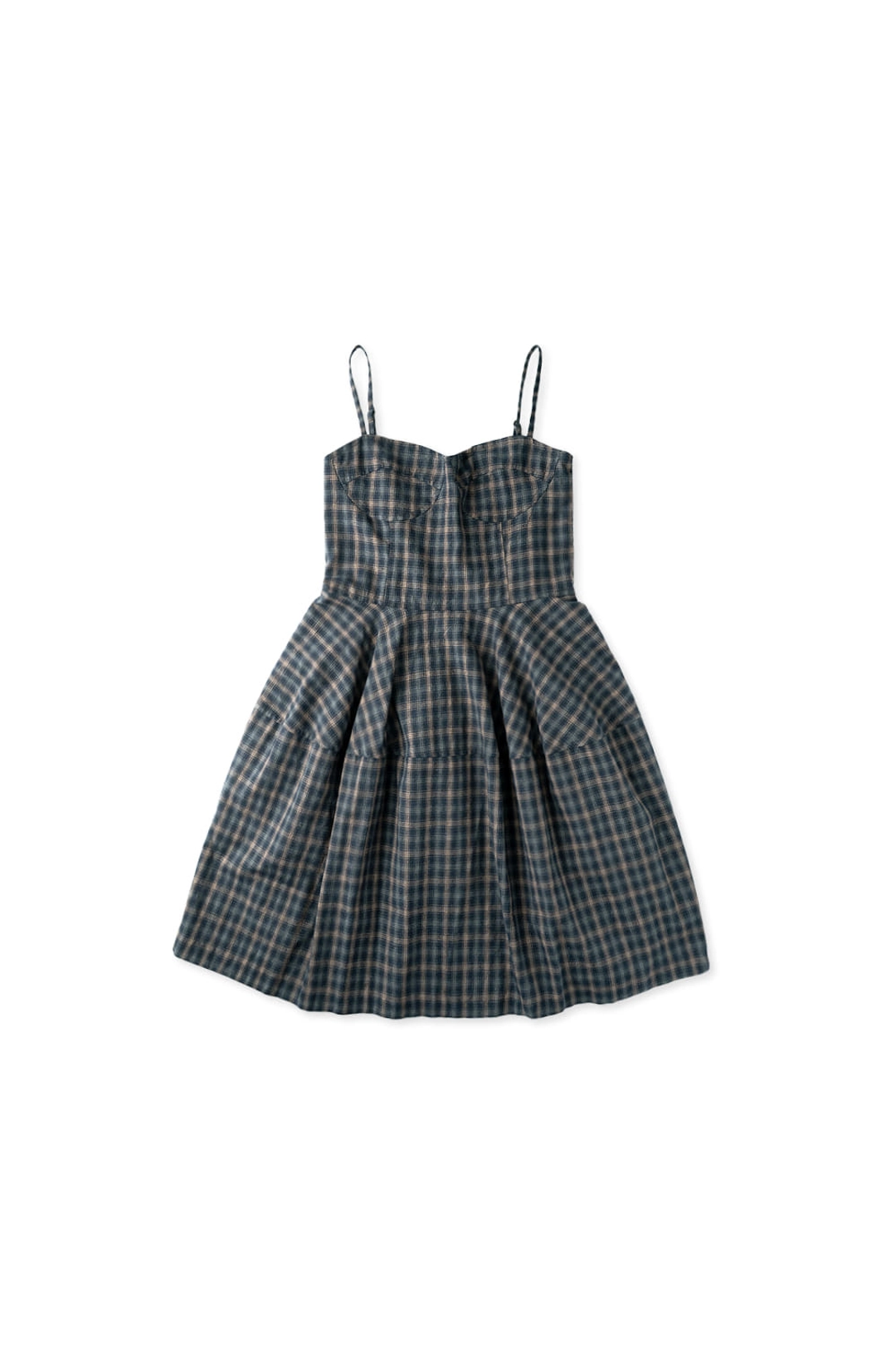 위드아웃썸머 Rena onepiece_check navy 상품 이미지 1